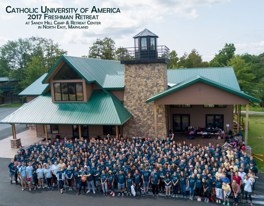 2017 Freshman Retreat group shot