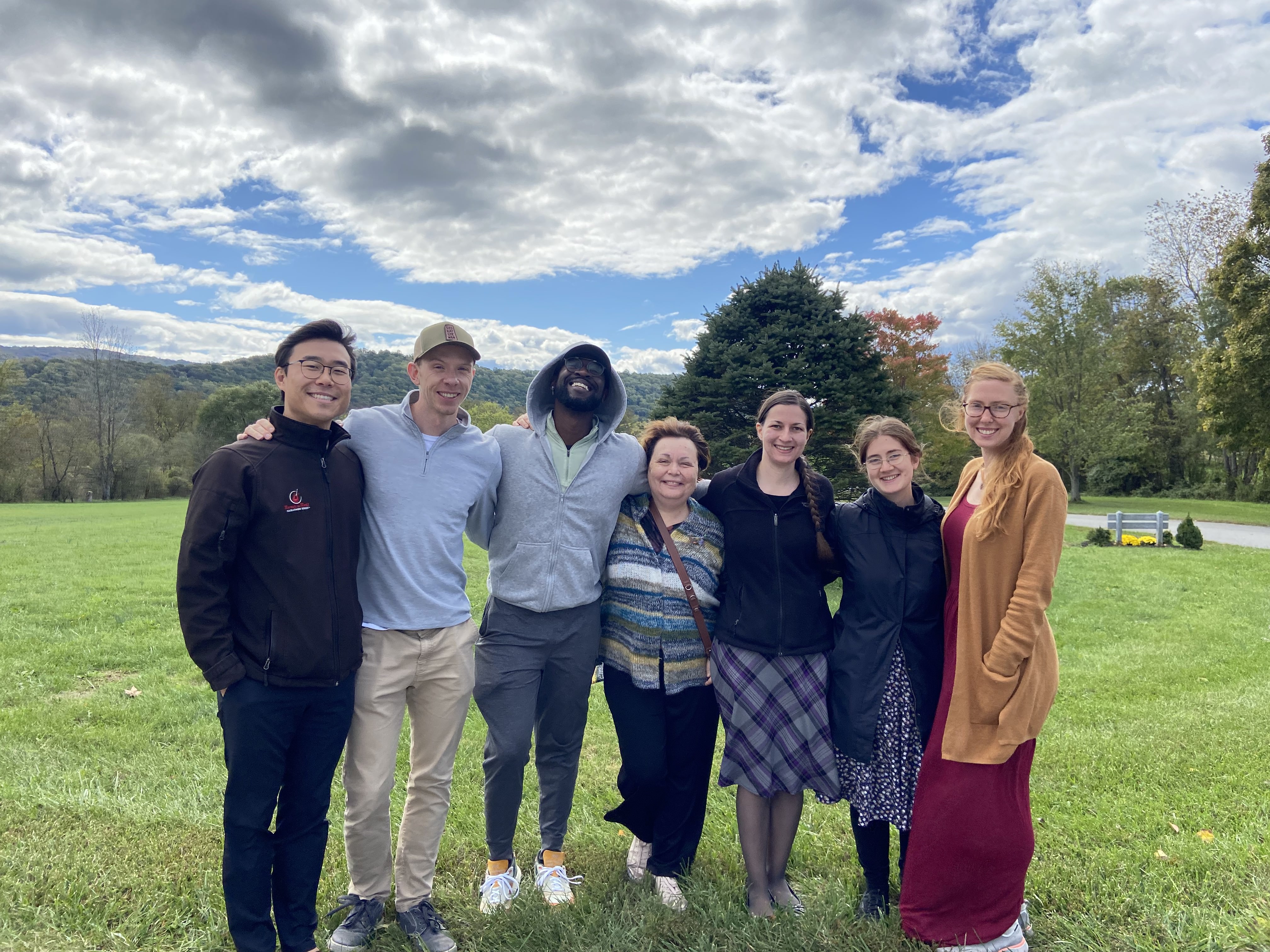Students at Silent Retreat