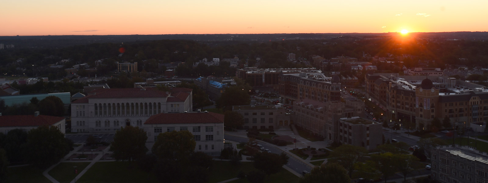 sunrise at Catholic University